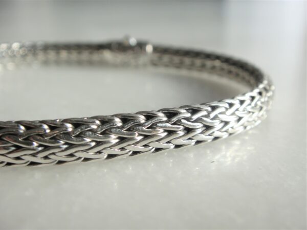 Maille tulang naga du bracelet homme en argent